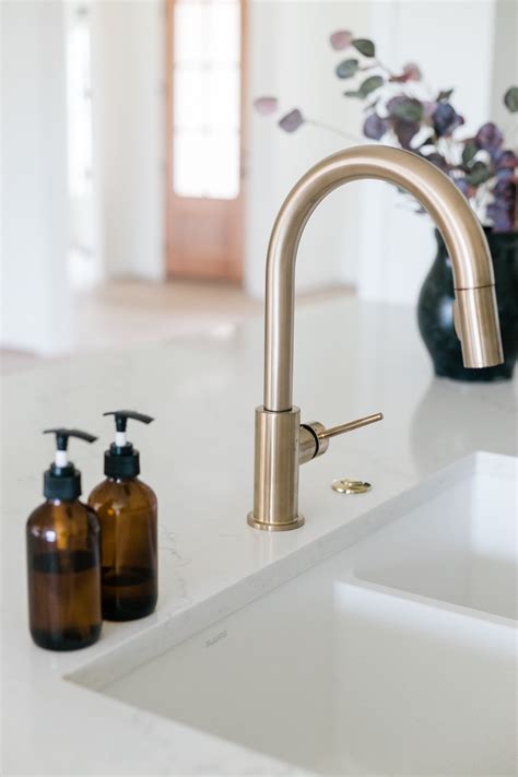 champagne bronze kitchen faucet|champagne bronze touchless kitchen faucet.